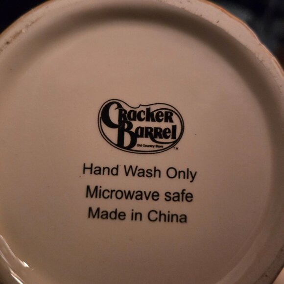 Vintage Cracker Barrel Ceramic Bird Lid Teapot With Floral Design - Picture 6 of 8